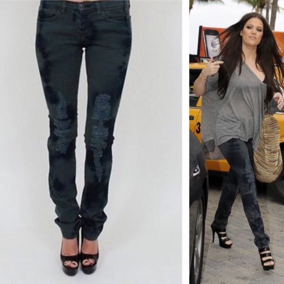 J Brand Boutique Slashed Berlin Distressed Skinny - Picture 8 of 8